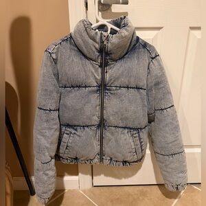 Garage Denim Puffer Jacket